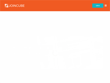 Tablet Screenshot of joincube.com